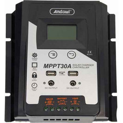 Andowl Ρυθμιστής φόρτισης φωτοβολταϊκών MPPT 30A