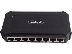 Andowl JH02 Unmanaged L2 Switch με 8 Θύρες Ethernet 100Mbps
