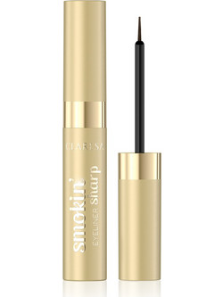 Claresa Smokin' Sharp Liquid Εyeliner Black Precise Brush Πινέλο Eyeliner 4gr