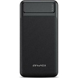 Awei P6K Power Bank 20000mAh με 2 Θύρες USB-A Quick Charge 3.0 Black