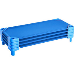 VEVOR Στοιβαζόμενη παιδική κούνια 52" x 23" βρεφικές κούνιες παιδικής φροντίδας για παιδιά μπλε (συσκευασία των 4)