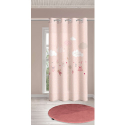 Saint Clair Παιδική Κουρτίνα με Τρουκς 160x240 Audrey Pink