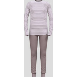 Odlo The kids΄ Active Warm base layer set - Misty Lilac/Gray Ridge