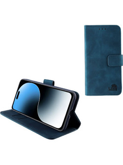 Lime Successories Lime Θηκη Iphone 16 Pro Max 6.9'' Essential Magnet Book Stand Clip Dark BLUE