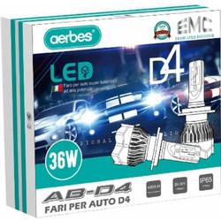 Σετ 2 Τεμάχια Led Λάμπες D4 Αυτοκινήτου SMD 36W H11 4200lm