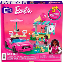 MEGA BLOKS - BARBIE ΑΥΤΟΚΙΝΗΤΟ & ΣΤΑΝΤ ΠΑΓΩΤΟΥ (HPN78)