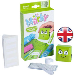 COLOP Arts & Crafts Σφραγίδα Υφασμάτων & Φαγητοδοχείων DIY Marky Green στα Αγγλικά