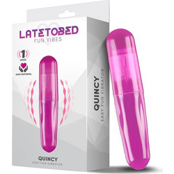 LateToBed Quincy Easy Fun Vibrating Bullet Δονητής Μωβ