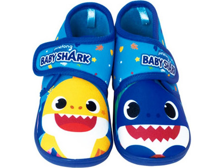 Παιδικές Παντόφλες Μποτάκια Baby Shark Μπλε Χρώμα