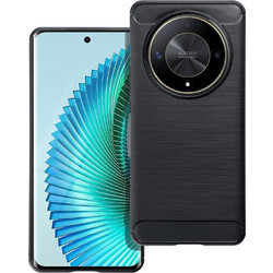 Forcell Carbon Fiber Θήκη Σιλικόνης (Honor Magic 6 Lite 5G) Black
