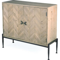 Μπουφές σχ.ψαροκόκκαλο 2πορτάκια 100x33x87cm