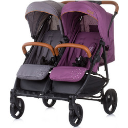 Chipolino Passo Platinum Twin Καρότσι για Δίδυμα Lilac