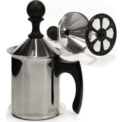 Γαλατιέρα Barista Χειροκίνητη Χωρητικότητας 400ml Inox Art.727142 General Trade