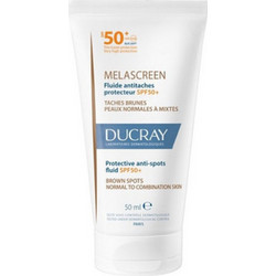 Ducray Melascreen Protective Anti-Spots Fluid Αντηλιακή Κρέμα Προσώπου Αντιγηραντική Κατά των Πανάδων SPF50 50ml