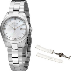 Tissot T-MY Γυναικείο Ρολόι Αυτόματο με Ασημί Μεταλλικό Μπρασελέ T132.007.11.116.00