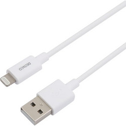 Deltaco USB-A to Lightning Cable White PLH-401