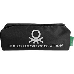 Benetton United Colors Κασετίνα Βαρελάκι Μαύρη 1015F-9306K