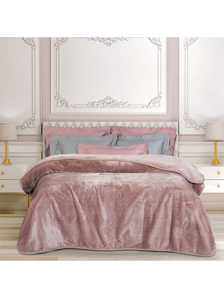 Κουβέρτα velour μονή nude 160x240cm Greenwich Polo Club 3469