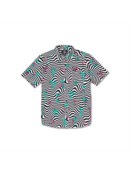 VOLCOM BOYS FLAMINGBROS SHIRT WHITE