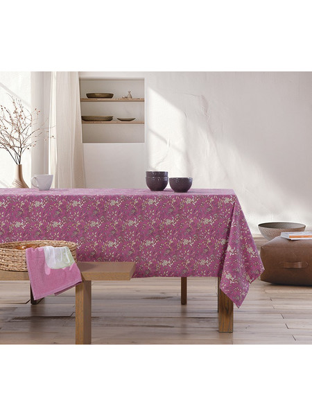 ΤΡΑΠΕΖΟΜΑΝΤΗΛΟ ΑΛΕΚΙΑΣΤΟ ODETE 140X140 MAUVE