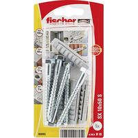 FISCHER 90895 ΝΑΙΛΟΝ ΒΥΣΜΑ ΜΕ ΒΙΔΑ ΣΕ BLISTER NV SX 10 x 50 mm S K (ΣΥΣΚ. 4 ΤΕΜ.)