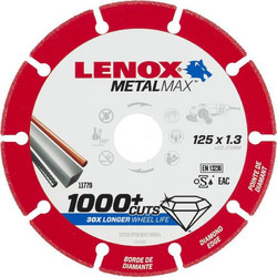 LENOX ΔΙΣΚΟΣ ΚΟΠΗΣ ΓΩΝΙΑΚΟΥ ΤΡΟΧΟΥ 125 mm 2030866
