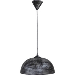 Heronia Lighting Sfera/30 Silver 1L Κρεμαστό Φωτιστικό Οροφής Μονόφωτο Ασημί 35-0019