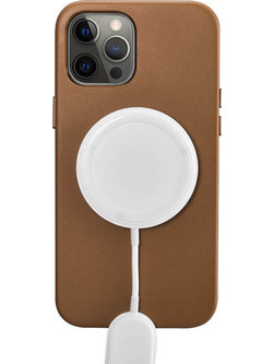 iCarer Leather Genuine Back Cover Brown (iPhone 12 Pro Max)