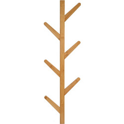 Estia ESTIA ΚΡΕΜΑΣΤΡΑ ΤΟΙΧΟΥ BAMBOO ΚΑΘΕΤΗ 6 ΘΕΣΕΩΝ ΜΕ ΠΛΑΚΕ ΓΑΝΤΖΟΥΣ