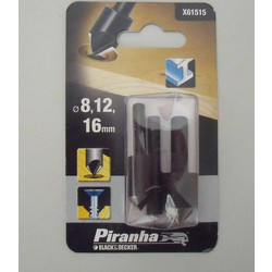 BLACK & DECKER ΣΕΤ 3 ΤΕΜ ΔΙΑΝΟΙΞΗΣ ΞΥΛΟ-ΜΕΤΑΛΛΟ 8,12,16ΜΜ