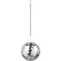 FuZZIX MB20ML Mirror Disco ball - Ντισκομπάλα 20cm (8") & Μοτέρ Με Μπαταρίες, Διαθέτει Ενσωματωμένα LEDs