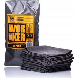 Work Stuff Worker Πανί Γυαλίσματος Γκρι 320gsm 40x40cm Σετ 10 Τεμαχίων