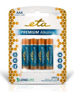 ETA Premium Alkaline AAA 4τμχ