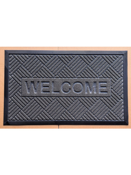 Πατάκι εξώπορτας ανάγλυφο Σχ.1015 45Χ75cm 100% polypropylene Beige