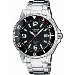 Casio Ανδρικό Ρολόι με Ασημί Μεταλλικό Μπρασελέ MTD-1053D-1AVEF