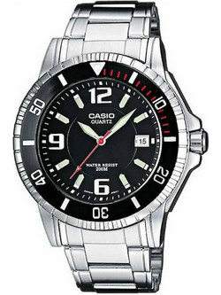 Casio Ανδρικό Ρολόι με Ασημί Μεταλλικό Μπρασελέ MTD-1053D-1AVEF
