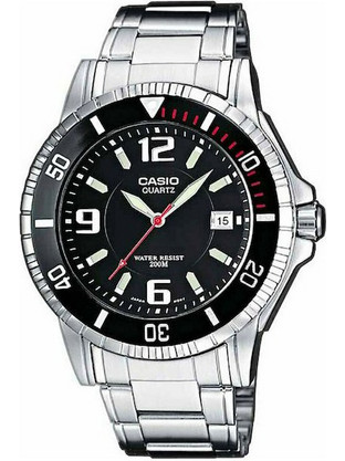 Casio Ανδρικό Ρολόι με Ασημί Μεταλλικό Μπρασελέ MTD-1053D-1AVEF