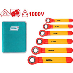 Total Σετ Πολύγωνα Ίσια Καστάνιας 1000v Vde 6tεμ (Thkispa0603)