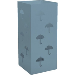 Ομπρελοθήκη Τετράγωνη Pam 25-923 Ματ Σιελ 22x22x50cm