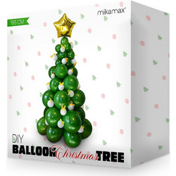 DIY Balloon Christmas Tree - DIY Χριστουγεννιάτικο Δέντρο Μπαλόνια - Δημιουργήστε τη Δική σας Γιορτινή Διακόσμηση