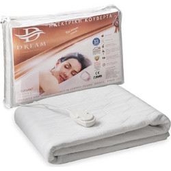 Dream Elegant 900006 Ηλεκτρικό Μονό Υπόστρωμα με Χρονοδιακόπτη Λευκό 60W 155x75cm