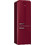 Hisense RB390N4RRD Bordeaux Retro Ψυγειοκαταψύκτης 300lt Full No Frost Υ194xΠ60xΒ66.1cm Κόκκινος