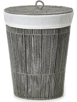 Καλάθι Απλύτων Γκρι Φ37cm