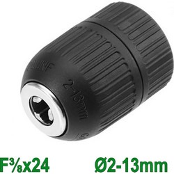SANOU J151338 Τσοκ Δραπάνου Αυτόματο Πλαστικό 2.0-13mm (3/8"x24)