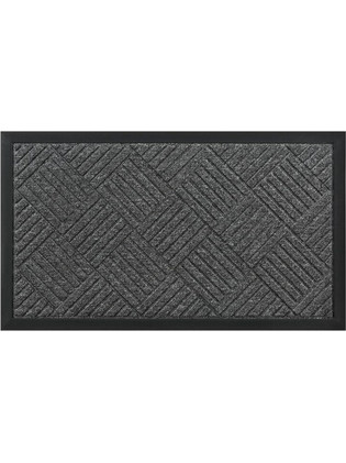 HOME USE πατάκι εισόδου HUH-0212 αντιολισθητικό 60x40cm 5mm πάχος γκρι