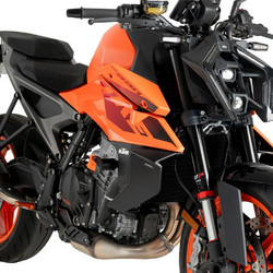 ΠΛΑΪΝΑ SPOILERS MATTE BLACK DOWNFORCE NAKED SIDE SPOILERS ΓΙΑ KTM 990 DUKE/R '24-'25 22174J | PUIG