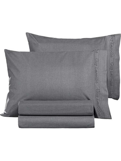 ΜΑΞΙΛΑΡΟΘΗΚΕΣ 50x70 (ΖΕΥΓΟΣ) (COLOR PLUS ANTHRACITE) - GUY LAROCHE COLOR PLUS ANTHRACITE / 100% ΒΑΜΒΑΚΙ
