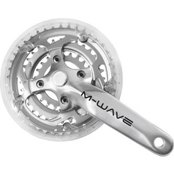 M-WAVE ΔΙΣΚΟΒΡΑΧΙΟΝΑΣ 8 ΚΑΙ 7 ΤΑΧΥΤΗΤΩΝ 22/32/42 T 170MM 351237 Ασημί