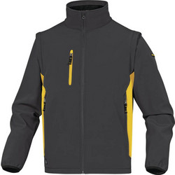 Μπουφάν Softshell DELTA PLUS - MYSEN2 - DARK GREY-YELLOW