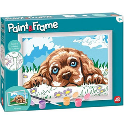 Paint &amp Frame Ζωγραφίζω με Αριθμούς Loving Puppy - AS